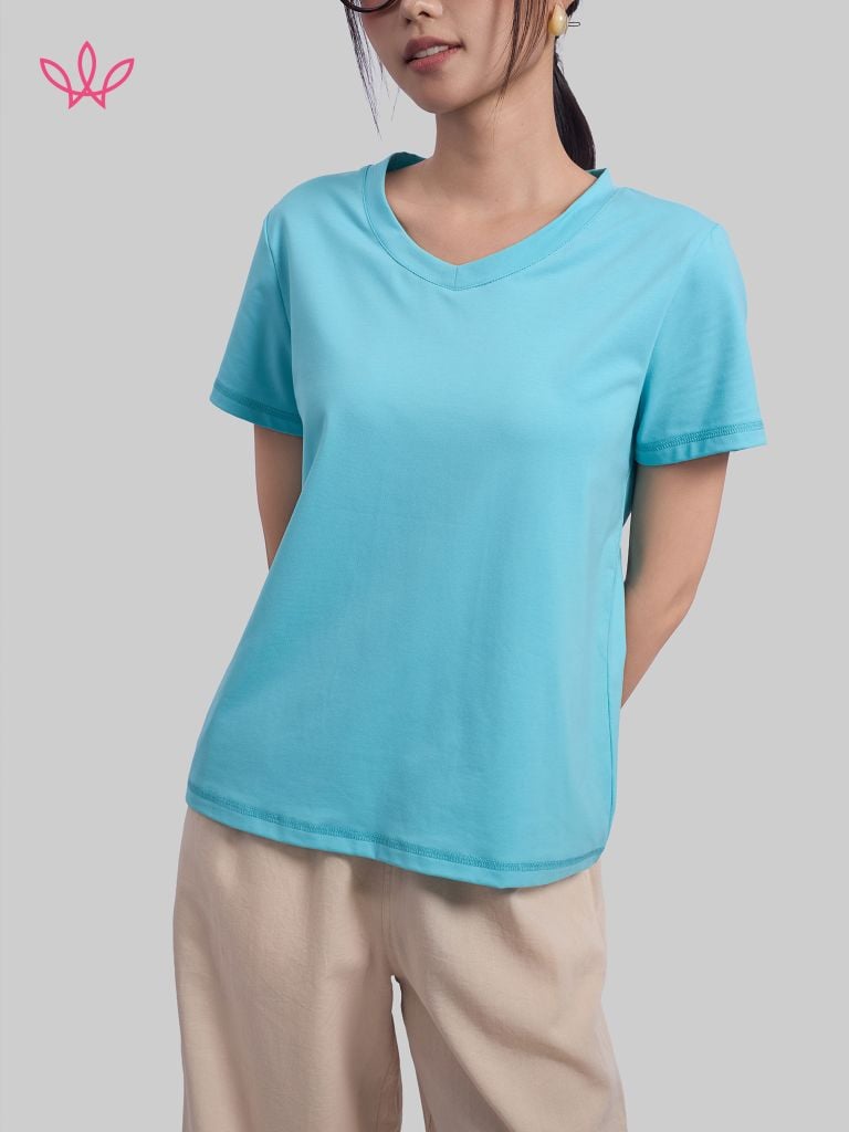 Áo WINNY cotton tay ngắn 180gsm 1HACT26007N