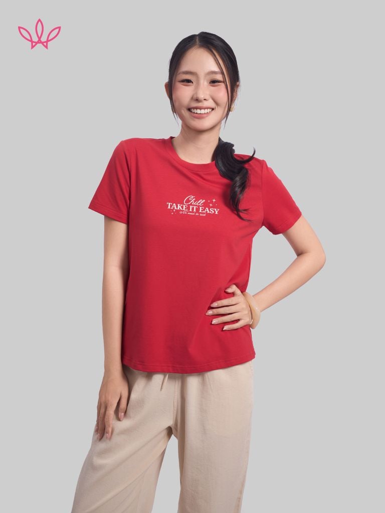 Áo WINNY cotton tay ngắn 180gsm 1HACT26008N
