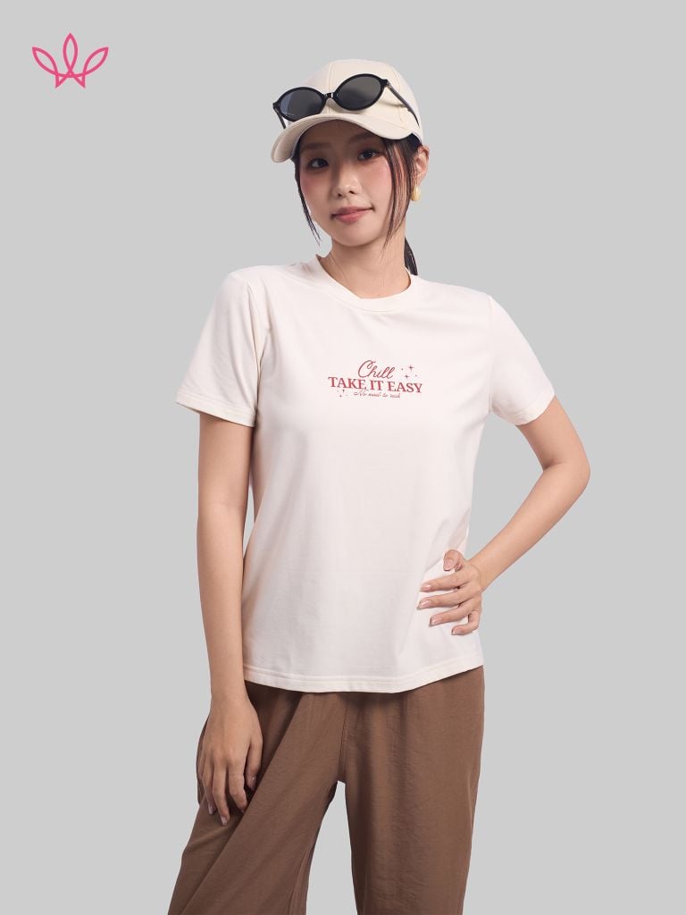 Áo WINNY cotton tay ngắn 180gsm 1HACT26008N