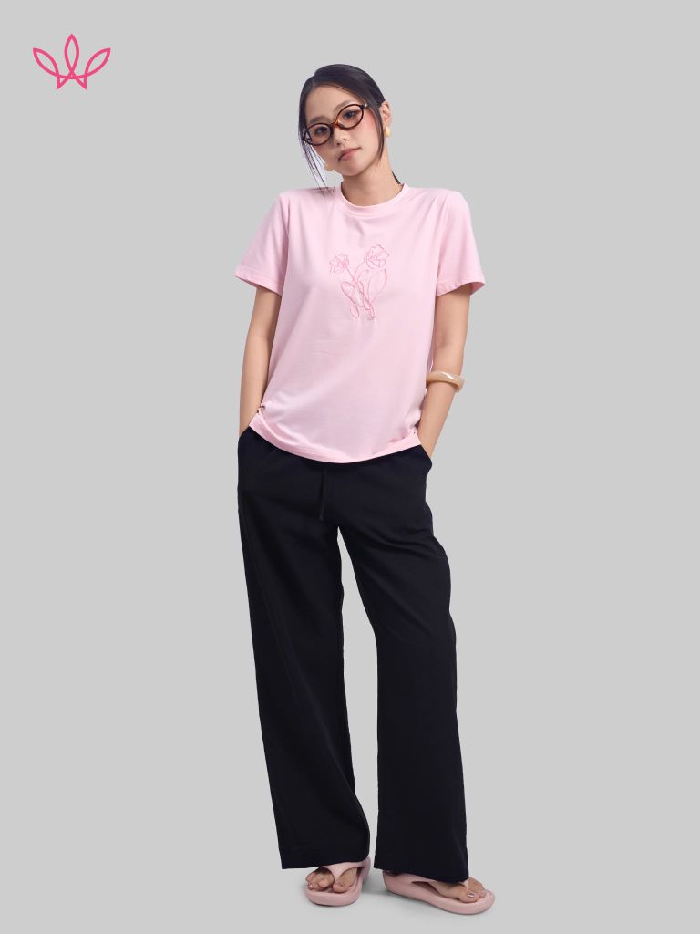 Áo WINNY cotton tay ngắn 180gsm 1HACT26010N