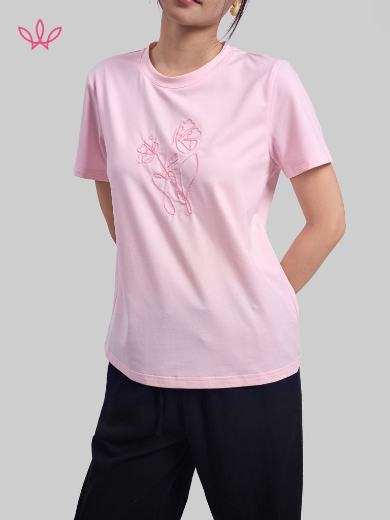 Áo WINNY cotton tay ngắn 180gsm 1HACT26010N