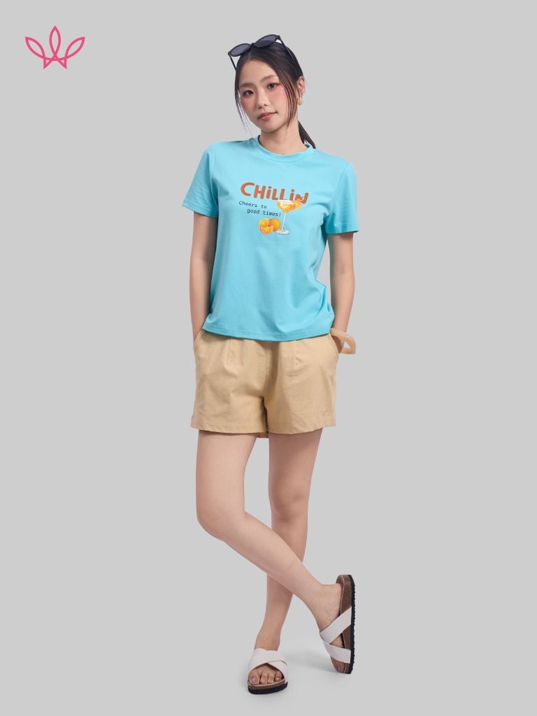 Quần WINNY cotton linen ngắn 1HQLN26003N