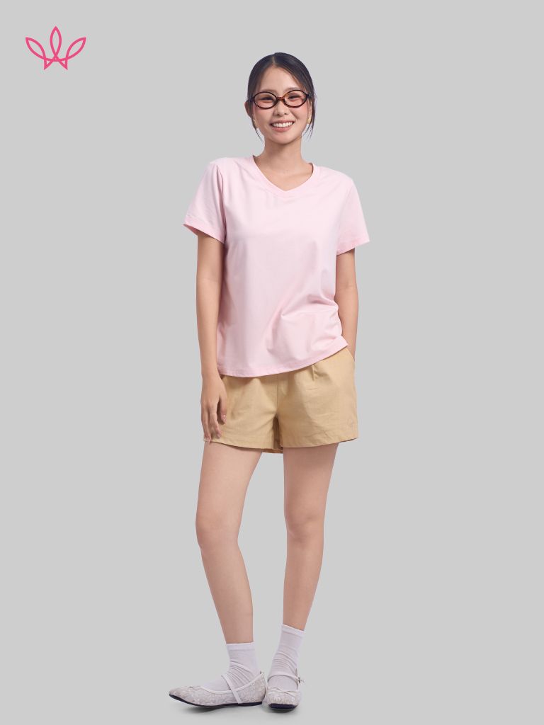 Áo WINNY cotton tay ngắn 180gsm 1HACT26007N