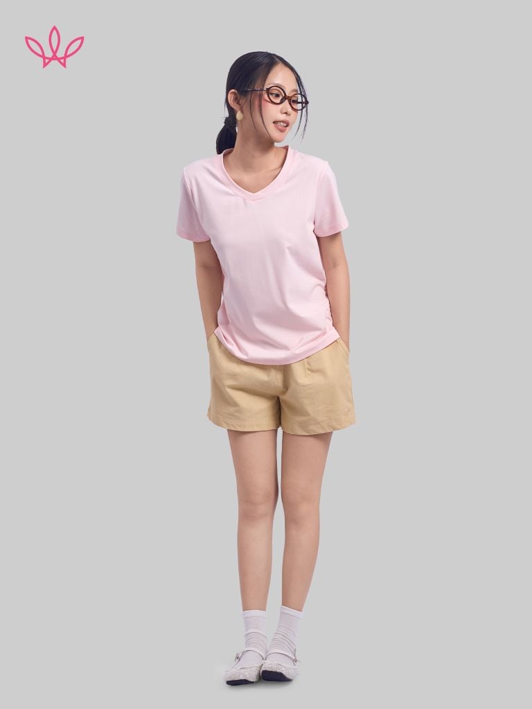 Áo WINNY cotton tay ngắn 180gsm 1HACT26007N