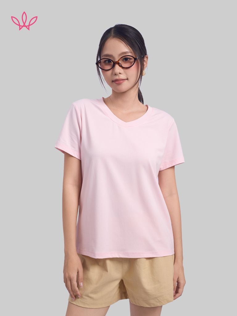 Áo WINNY cotton tay ngắn 180gsm 1HACT26007N