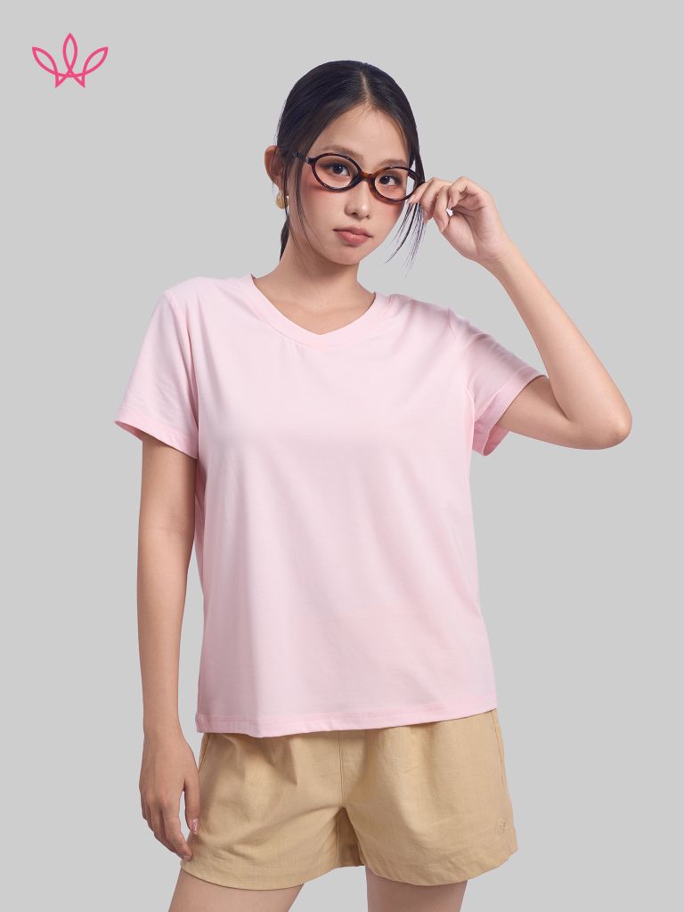 Áo WINNY cotton tay ngắn 180gsm 1HACT26007N
