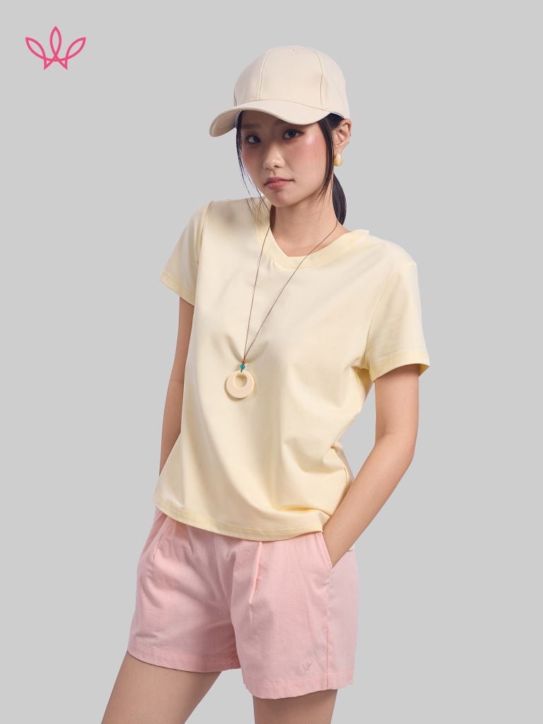 Quần WINNY cotton linen ngắn 1HQLN26003N