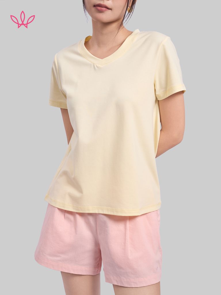 Áo WINNY cotton tay ngắn 180gsm 1HACT26007N