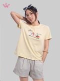  Áo WINNY cotton tay ngắn 180gsm 1HACT26011N 