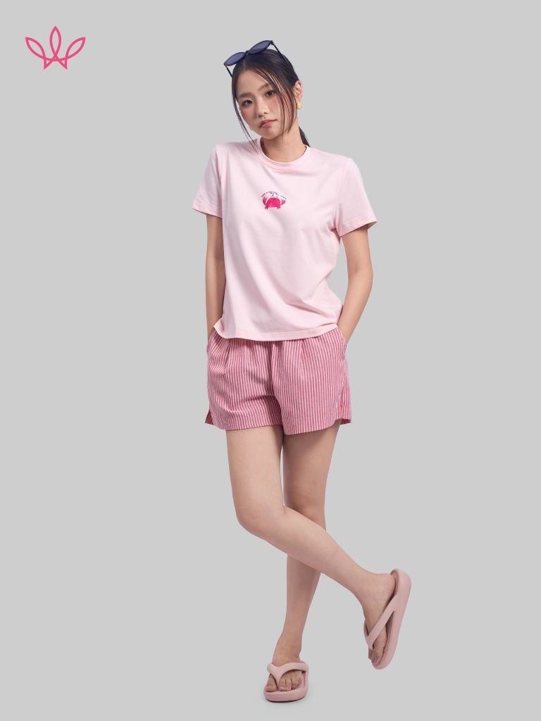 Áo WINNY cotton tay ngắn 180gsm 1HACT26009N
