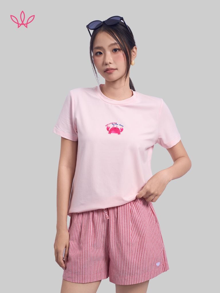 Áo WINNY cotton tay ngắn 180gsm 1HACT26009N
