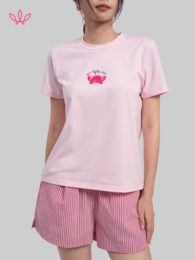 Áo WINNY cotton tay ngắn 180gsm 1HACT26009N