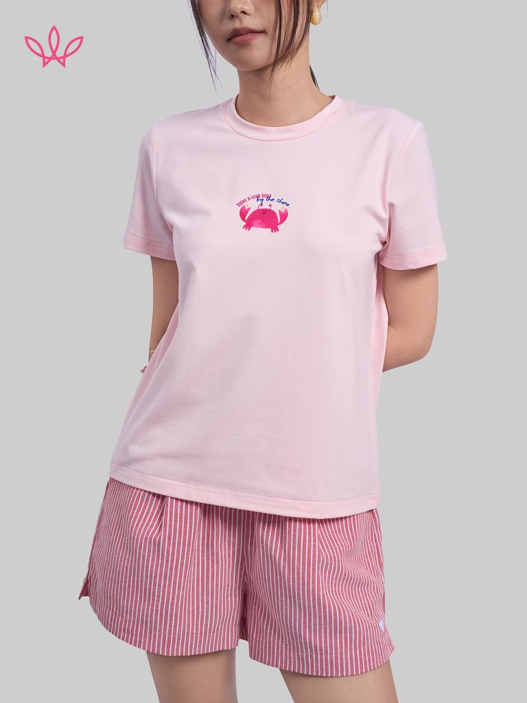 Áo WINNY cotton tay ngắn 180gsm 1HACT26009N