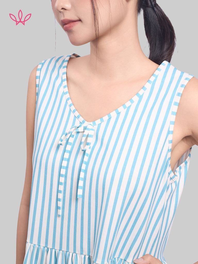 Váy  WINNY cotton lửng không tay 1HVCT26004N