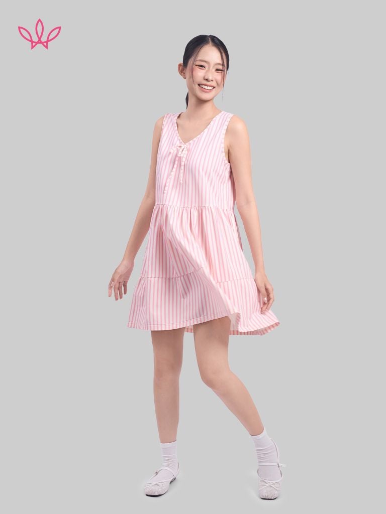 Váy  WINNY cotton lửng không tay 1HVCT26004N