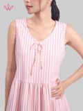  Váy  WINNY cotton lửng không tay 1HVCT26004N 
