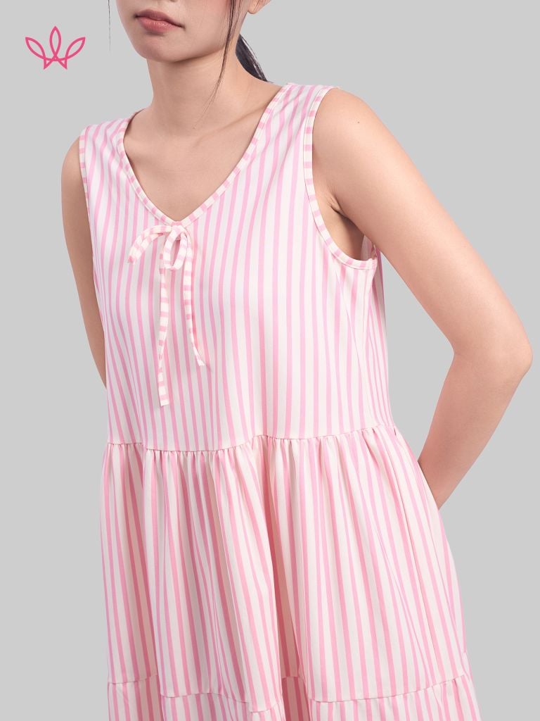 Váy  WINNY cotton lửng không tay 1HVCT26004N