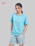  Bộ WINNY cotton quần ngắn tay ngắn 180gsm 1MNCT26003N 