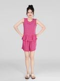  Bộ WONNER by WINNY mặc nhà tole lanh quần ngắn không tay 2MNLA26007N 