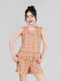  Bộ WONNER by WINNY mặc nhà tole lanh quần ngắn không tay 2MNLA26007N 