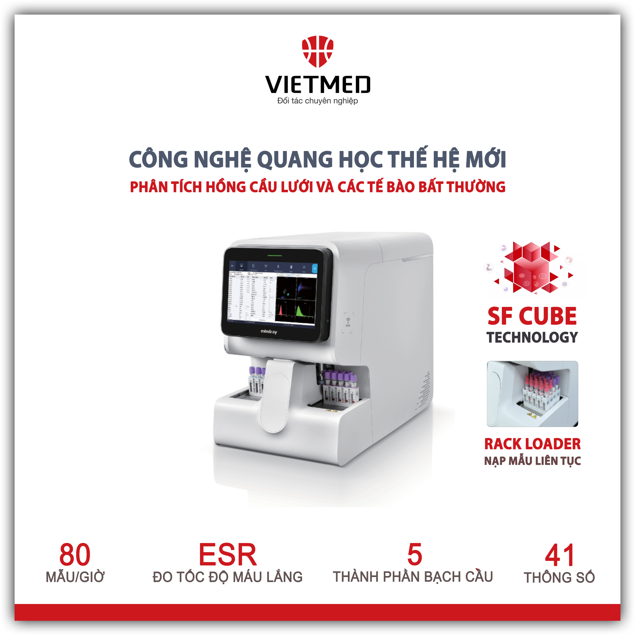  Máy xét nghiệm huyết học tự động BC-760(B) 