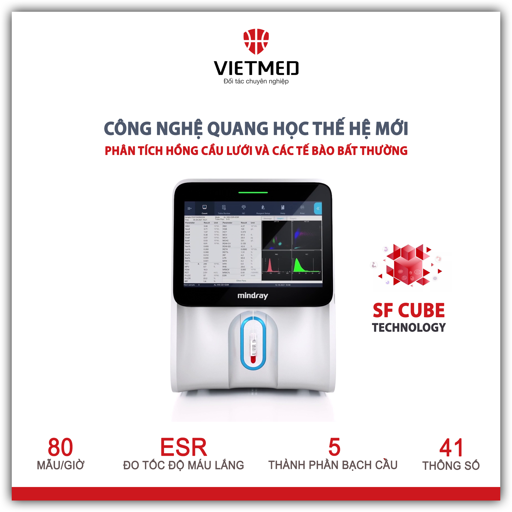  Máy xét nghiệm huyết học tự động BC-700(B) 