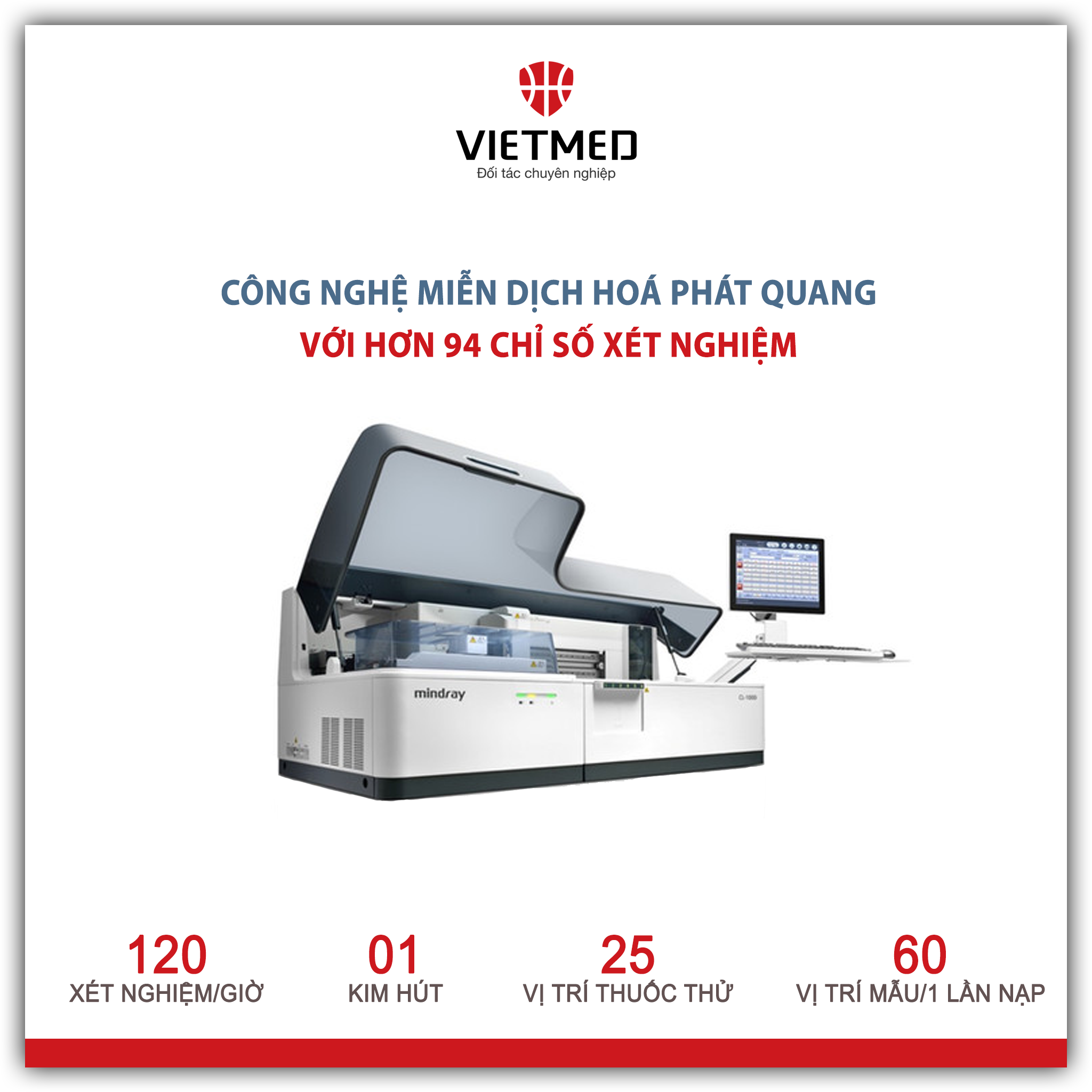  Máy xét nghiệm miễn dịch tự động CL-1000i 
