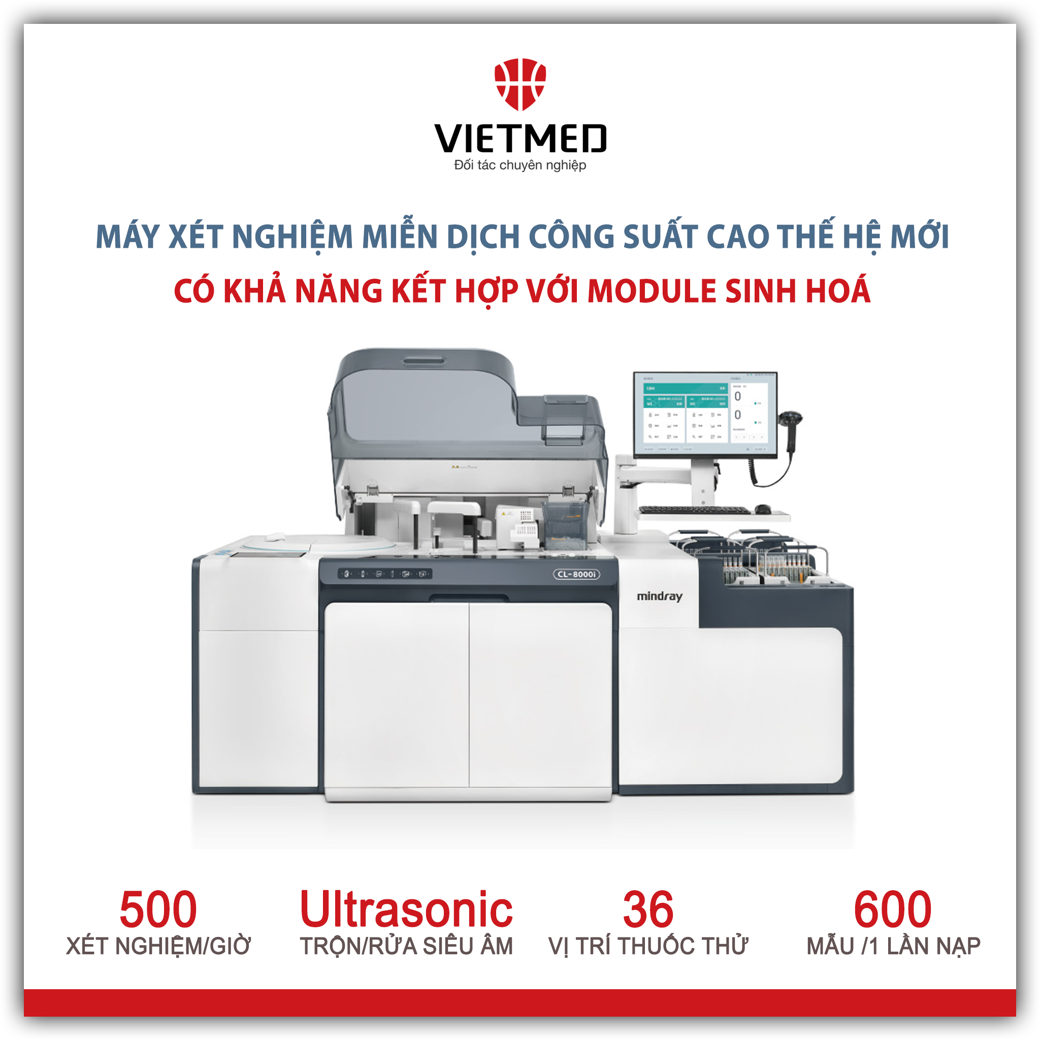  Máy xét nghiệm miễn dịch tự động CL-8000i 