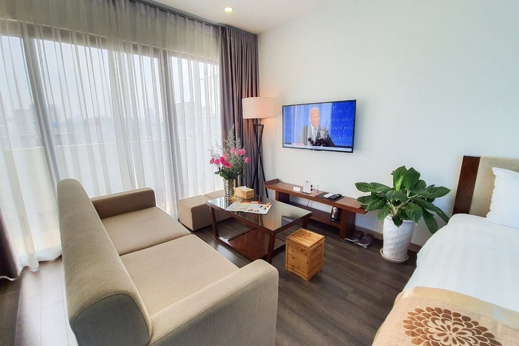  Phòng Executive Twin (tầng 8) chiếu Tatami 