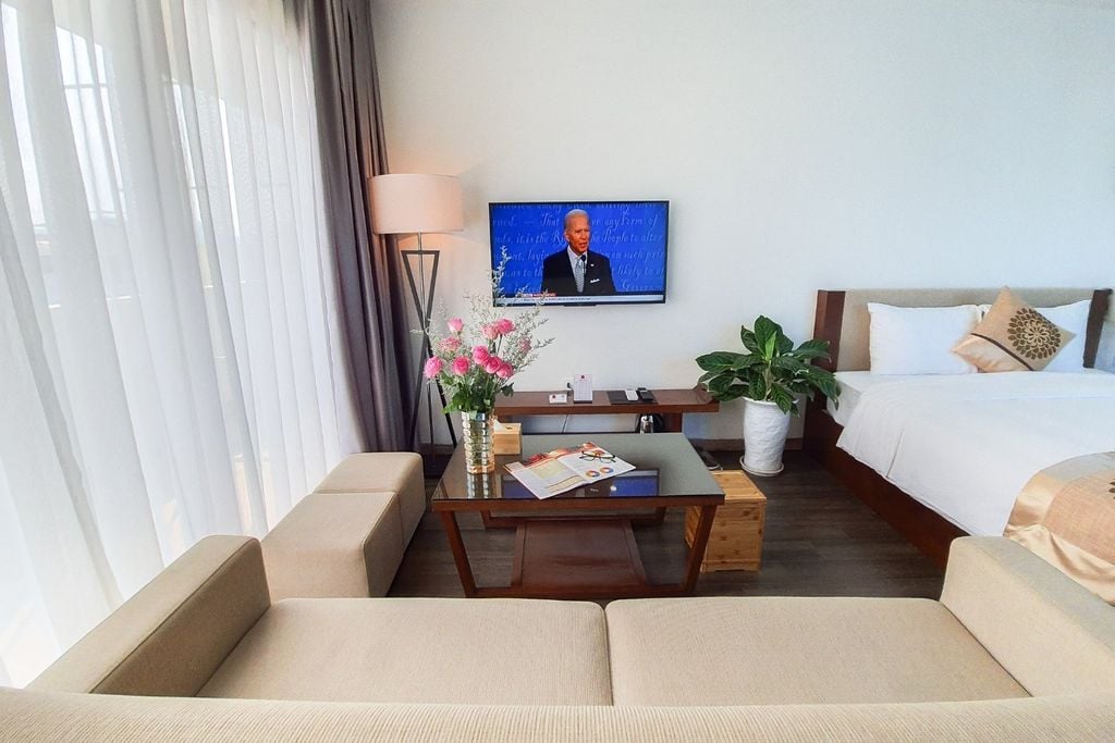  Phòng Executive Twin (tầng 8) chiếu Tatami 