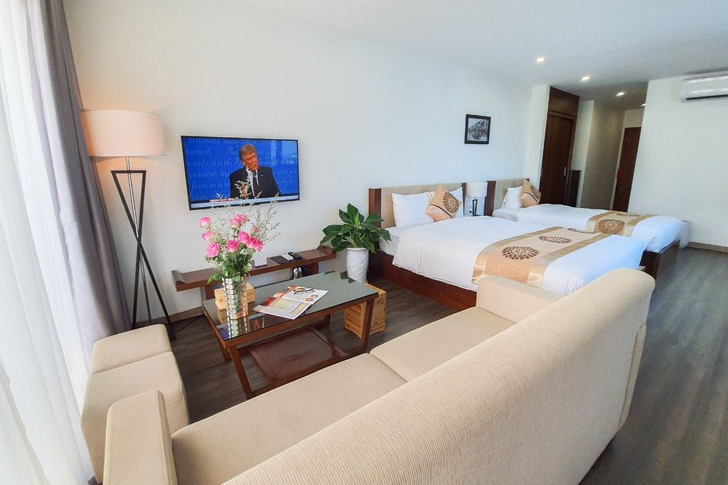  Phòng Executive Twin (tầng 8) chiếu Tatami 