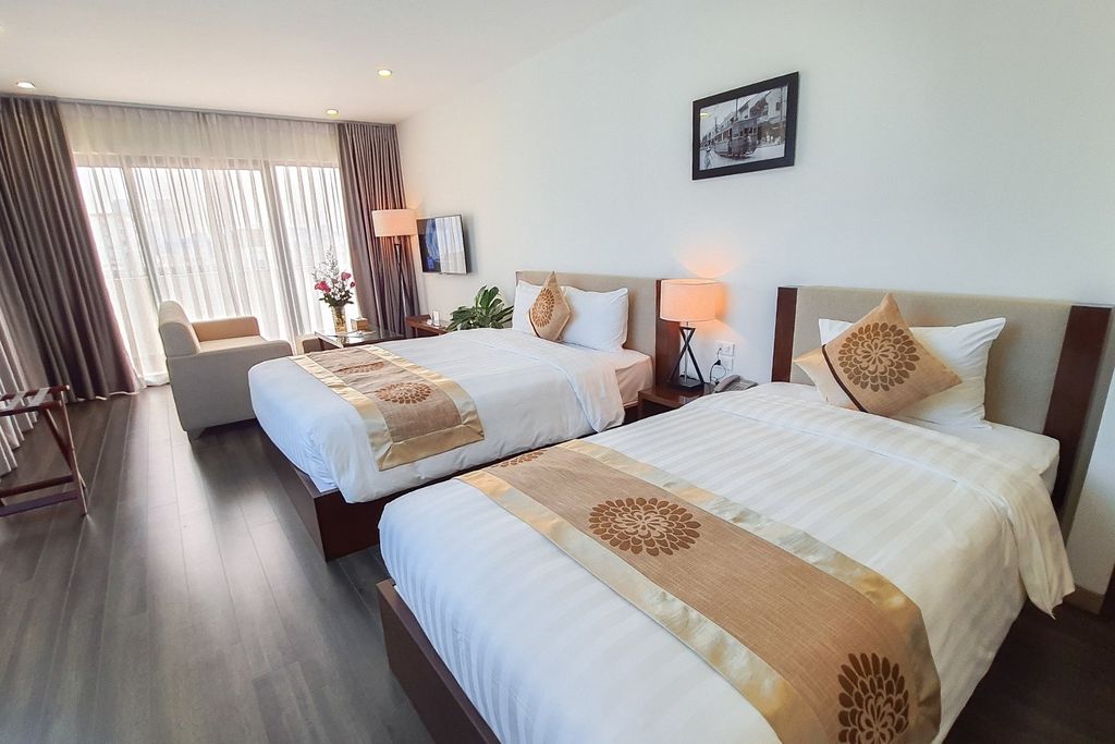  Phòng Executive Twin (tầng 8) chiếu Tatami 