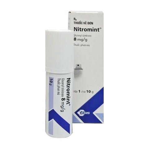  Nitromint (Thuốc phun mù glyceryl trinitrate 8 mg/g) 