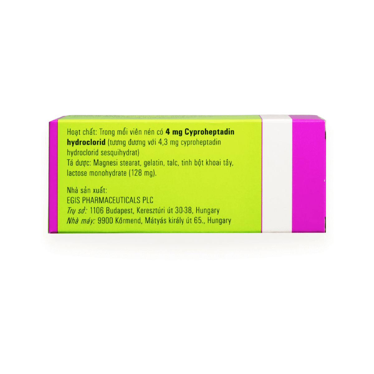  Peritol Viên nén 4 mg 