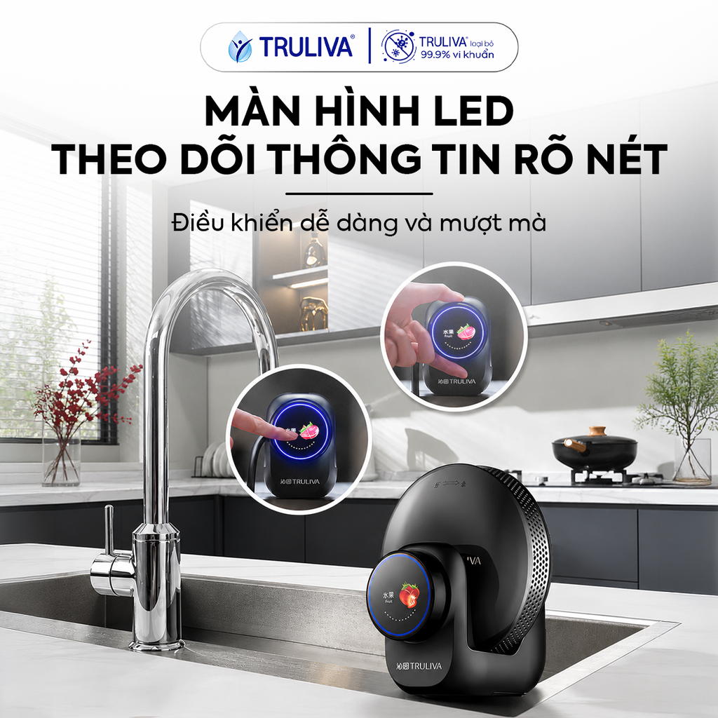 Máy làm sạch thực phẩm và rau củ quả Truliva QY/F-I20