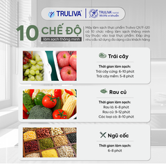 Máy làm sạch thực phẩm và rau củ quả Truliva QY/F-I20