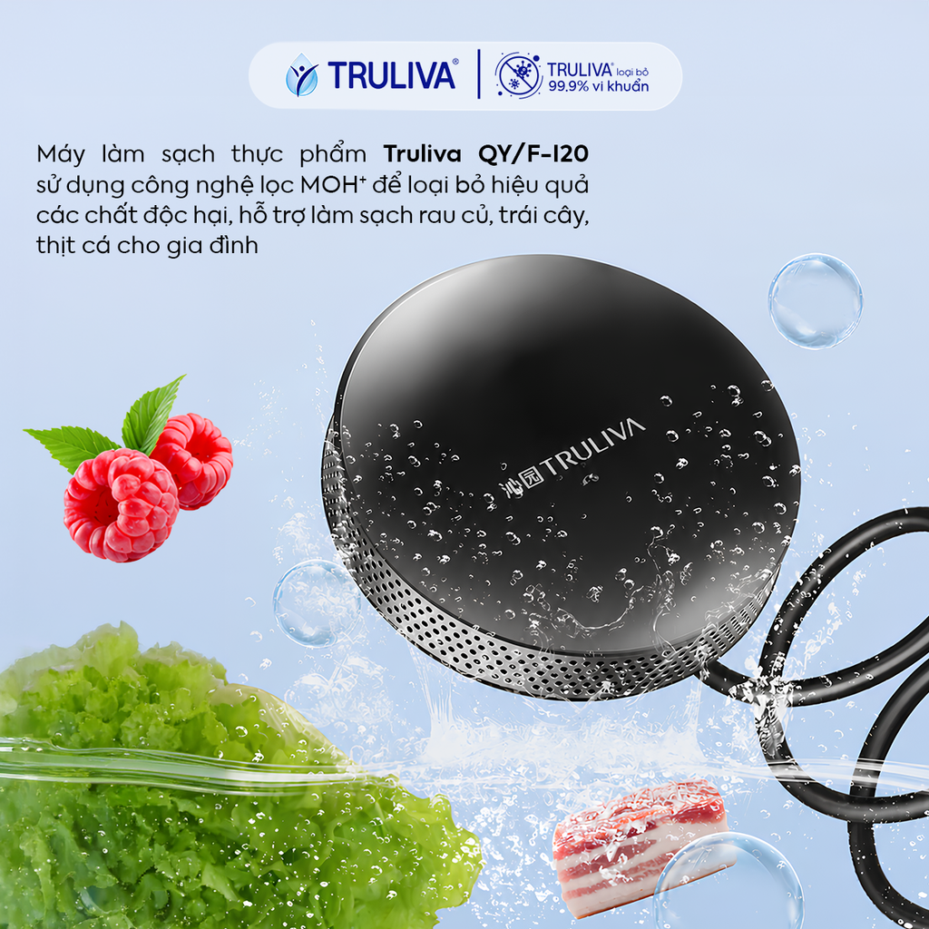 Máy làm sạch thực phẩm và rau củ quả Truliva QY/F-I20