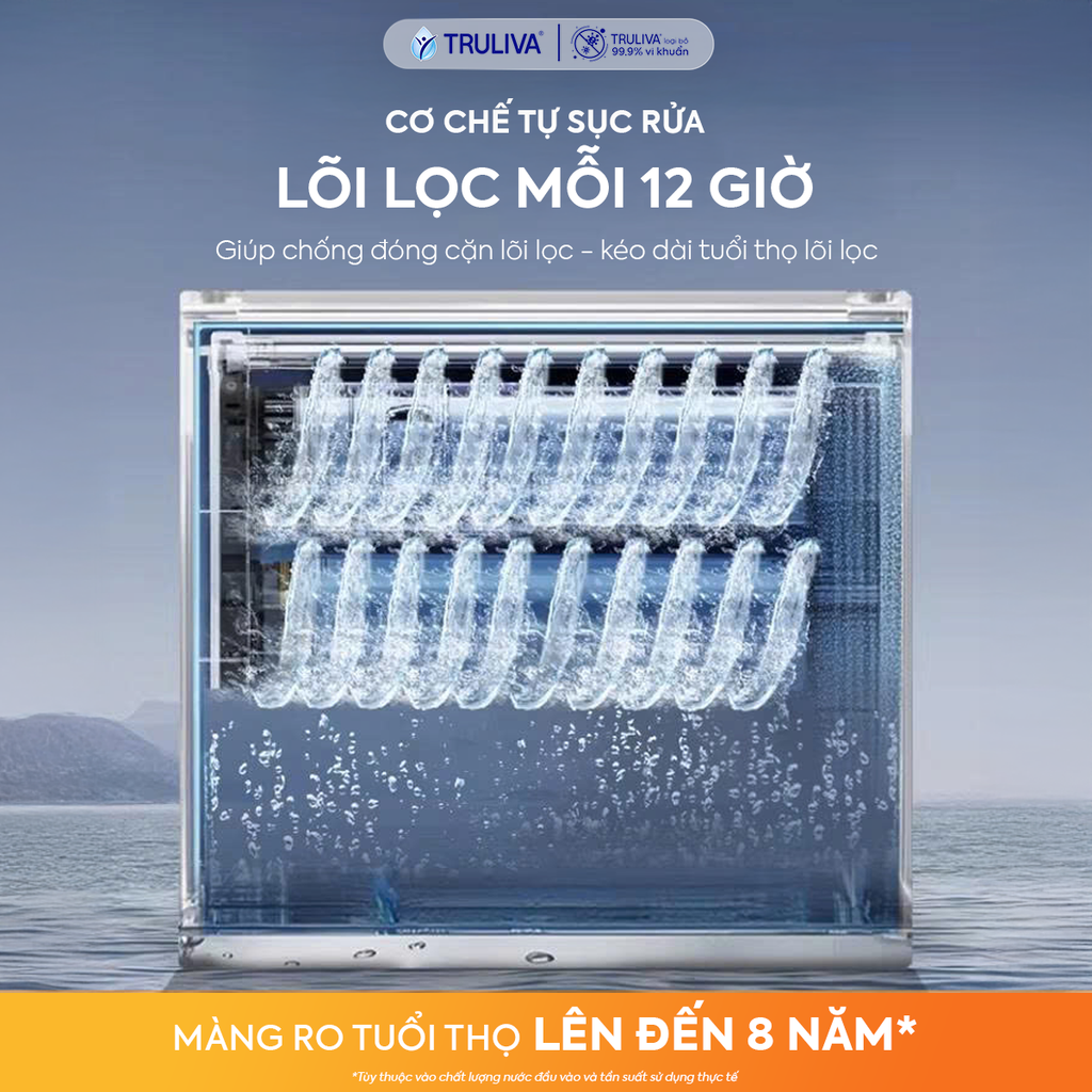 Máy Lọc Nước Nóng Âm Tủ Bếp Truliva UR61096H