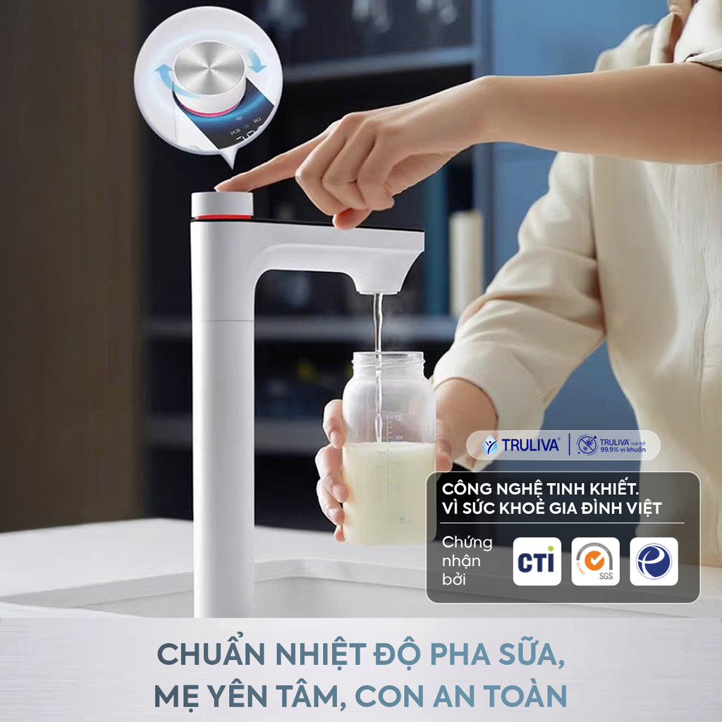 Máy Lọc Nước Nóng Âm Tủ Bếp Truliva UR61096H