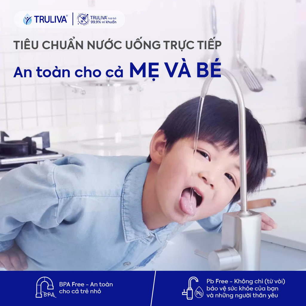 Máy Lọc Nước Âm Tủ Bếp Truliva UR5676