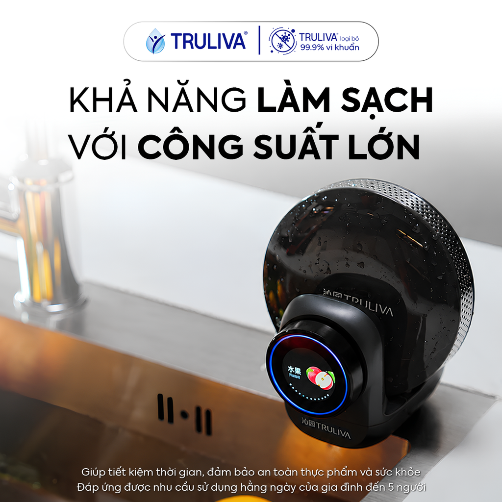 Máy làm sạch thực phẩm và rau củ quả Truliva QY/F-I20
