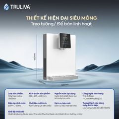 Máy Lọc Nước Nóng Lạnh Treo Tường Truliva W6412