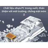  Đầu Hạt Mạng RJ45 Cat6 Ugreen – Chuẩn Cat6, Tốc Độ 1Gbps, Đóng Gói 50 Cái/Hộp 