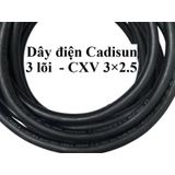  Dây điện 3 lõi Cadisun VCTF-3×1.5mm2–300V, 500V (đen) 