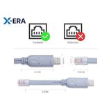  USB to Console Cable (RJ45/USB-C) Cisco – Cáp Kết Nối Quản Trị Thiết Bị Mạng Cisco 