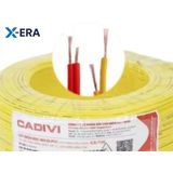  Dây cáp đôi Cadivi VCmD 2x1 (2x32x0.2) ) -0,6/1 KV – cuộn 100m – Cu/PVC 2x1-0,6/1 KV 