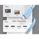  USB to Console Cable (RJ45/USB-C) Cisco – Cáp Kết Nối Quản Trị Thiết Bị Mạng Cisco 