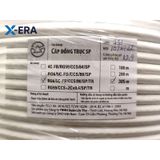  DÂY ANTEN (CÁP ĐỒNG TRỤC) RG6 (5C-FB) LÕI CCS 80 SỢI – SINO – CUỘN 305M (SP/TRẮNG) 