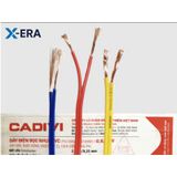  Dây cáp đôi Cadivi VCmD 2x1 (2x32x0.2) ) -0,6/1 KV – cuộn 100m – Cu/PVC 2x1-0,6/1 KV 