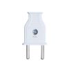  Phích cắm 2 chấu tròn 4.5mm, 10A-250V mã PL2 hãng MPE 
